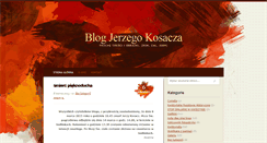 Desktop Screenshot of jerzykosacz.pl
