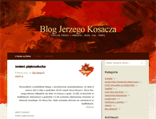 Tablet Screenshot of jerzykosacz.pl